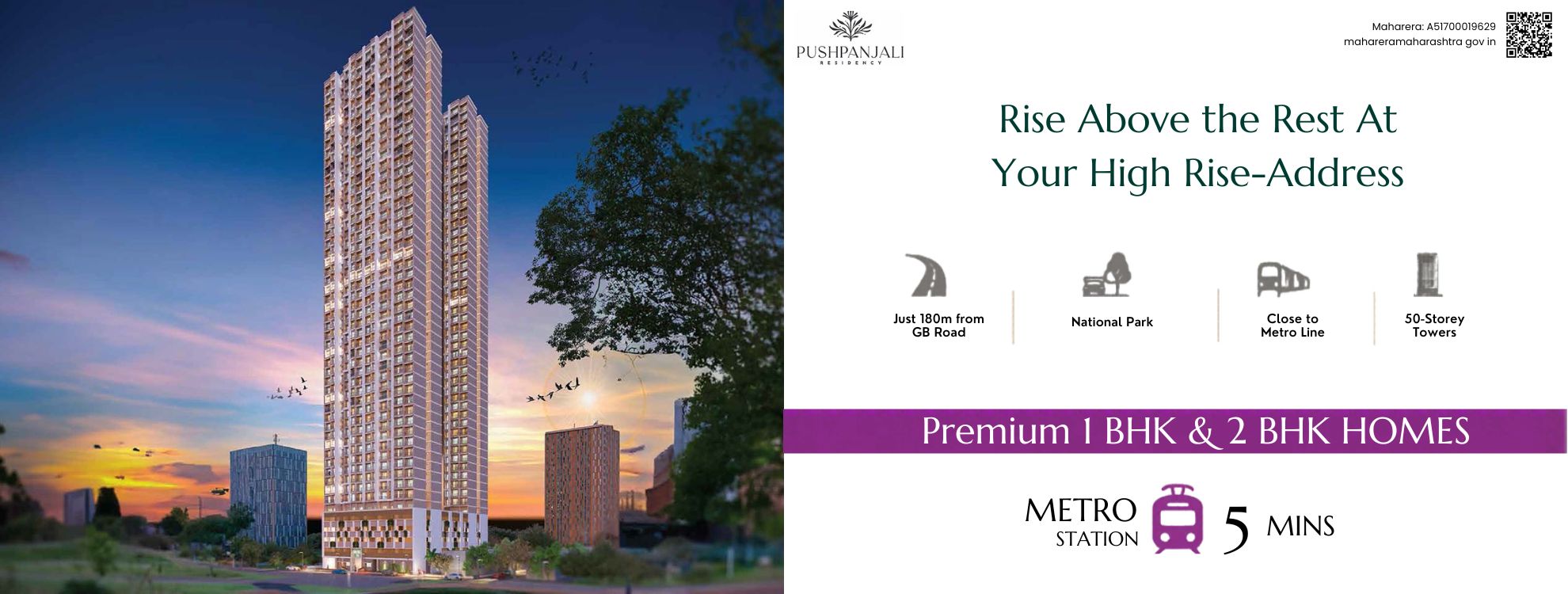 Pushpanjali Residency Thane | Luxury 1 & 2 BHK